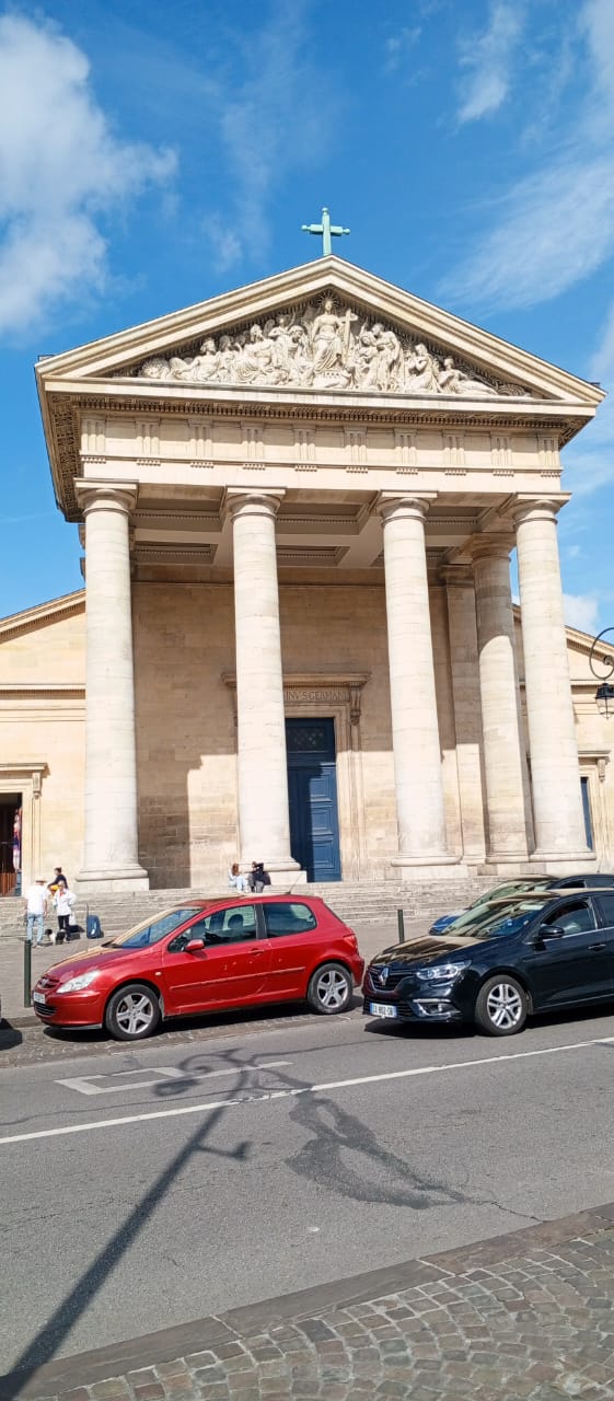 Église Saint-Germain (This is a church) Not as much religious buildings as in Nigeria though, France is not an overtly religious country.