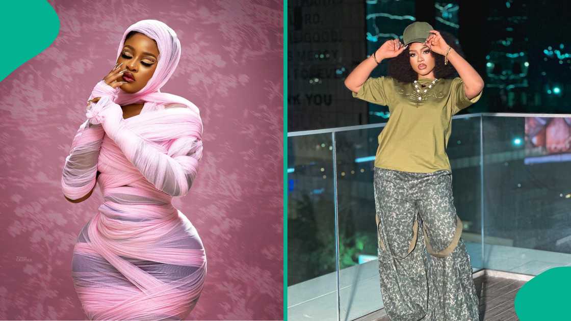 BBNaija stars rally around Phyna as she lays late sister to rest.