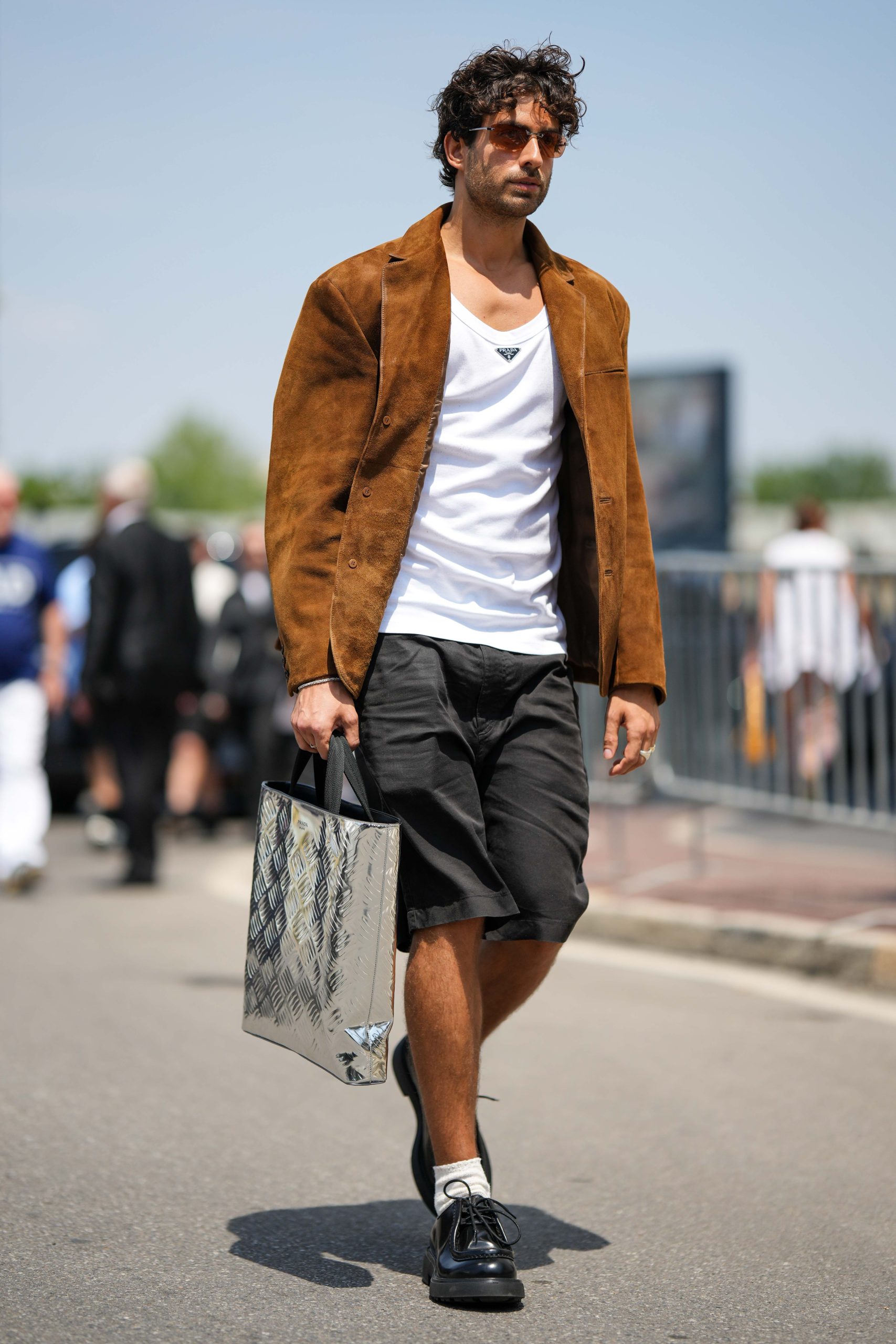 GettyImages-1499660353.jpg Street Style - Day 3 - Milan Fashion Week - Menswear Spring/Summer 2024